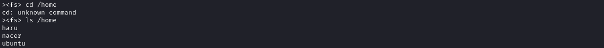 You can’t cd to a directory but you can ls it: