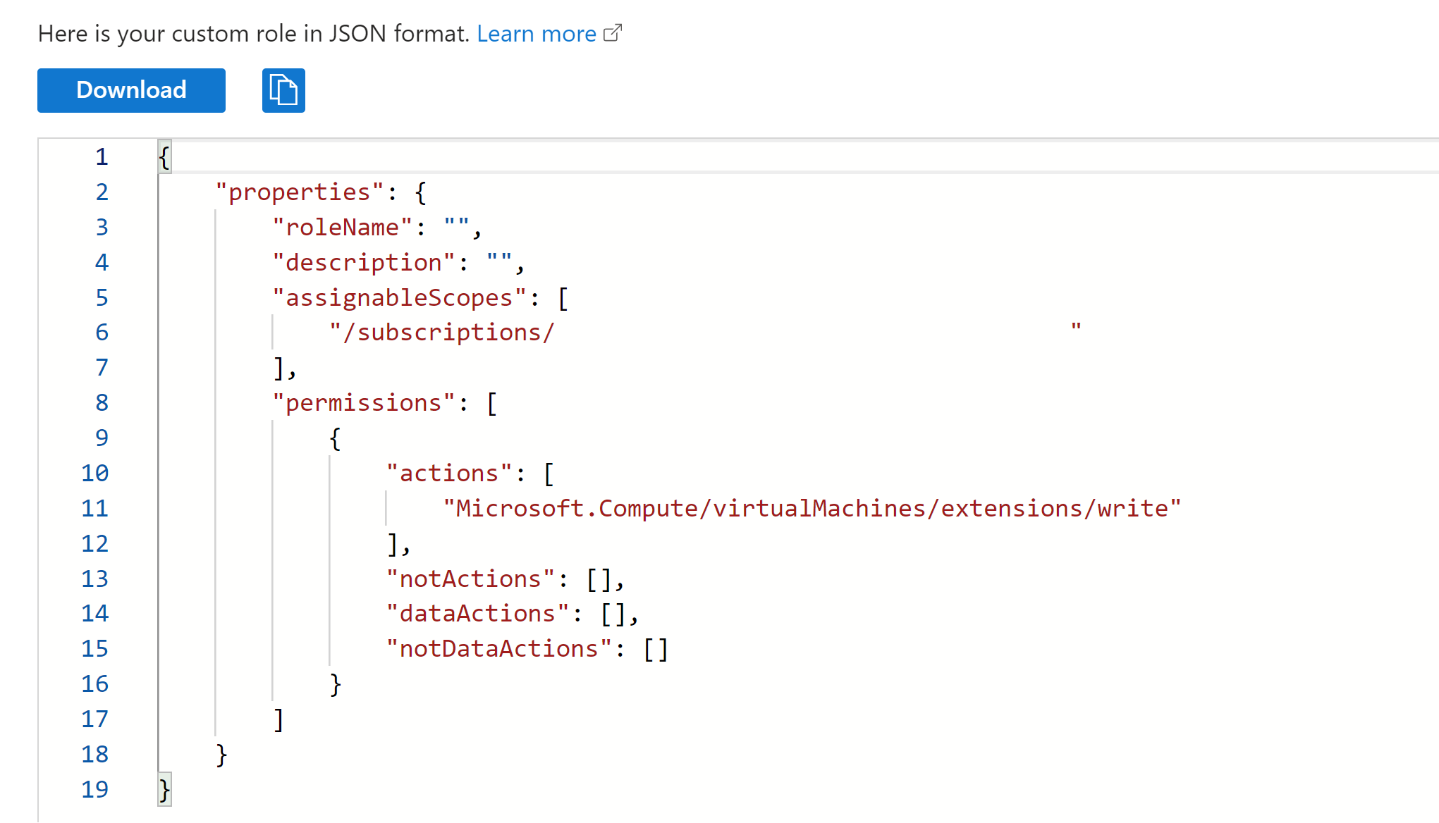 Permission to Write/Deploy Custom Script Extension: Microsoft.Compute/virtualMachines/extensions/write Az