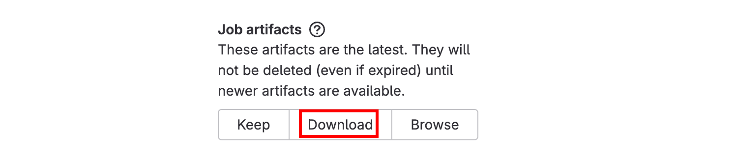 We can then download the terraform.tfstate file from the pipeline.