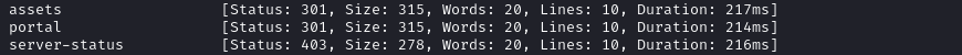 The nmap output shows the host is running Linux and the site is being served via Apache. This is useful to